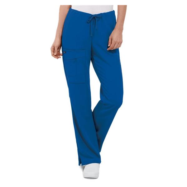 ComfortEase Women's Modern Fit Cargo Scrub Pants with 4 Pockets