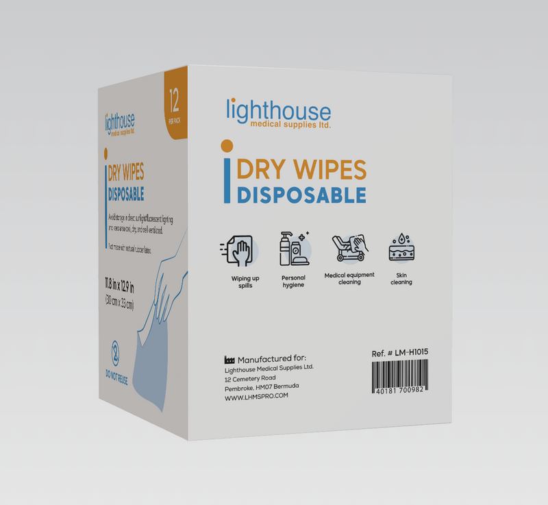 Eversorb Ultra-Thick Premium Disposable Dry Wipes