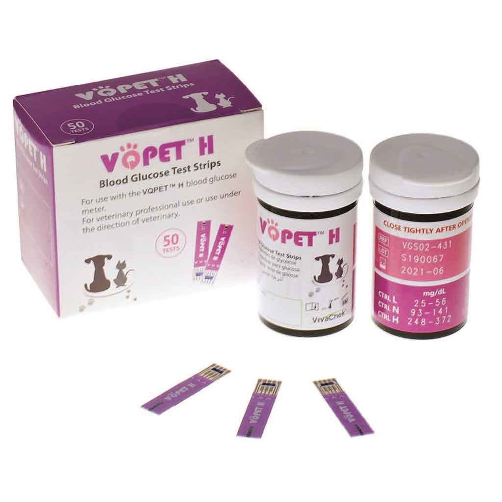 Germaine Labs VQPet H - Glucose Strips (VIAL OF 50 STRIPS)