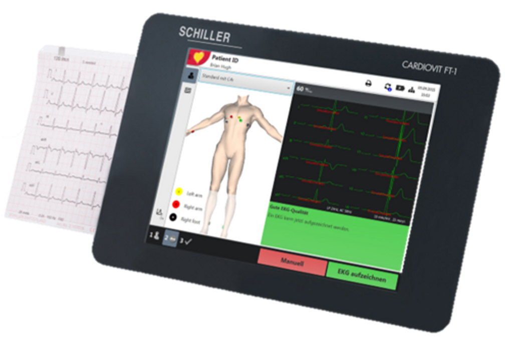 Schiller Cardiovit FT-1 8" Multi-Touch Tablet ECG