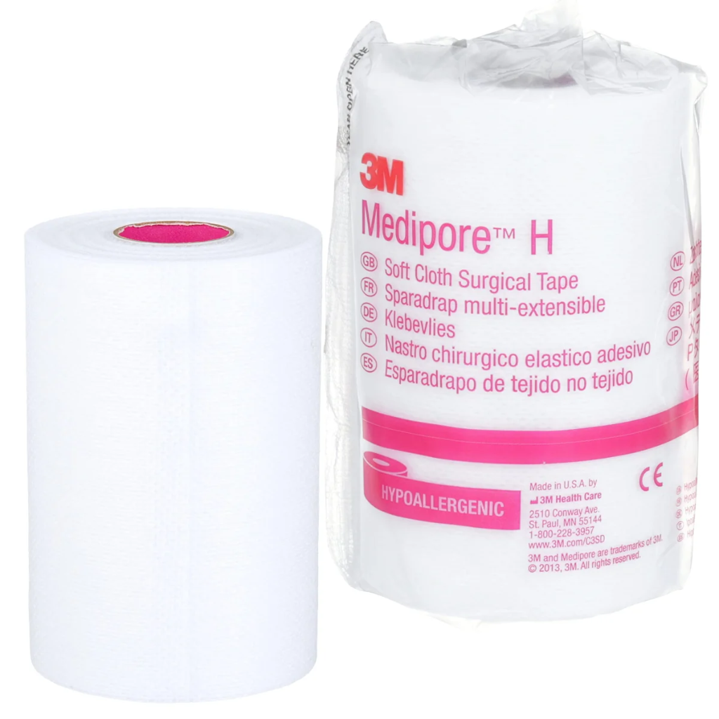 3M Medipore Soft Cloth Surgical Tape - 4" x 10 Yards 