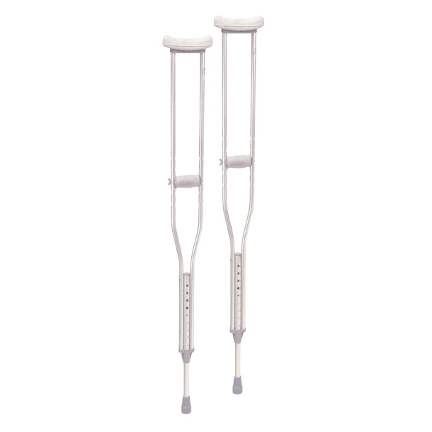 Aluminum Crutch Youth, Patient Height: 4'6"–5'2" 