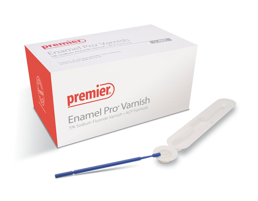 Premier Dental EP 5% Fluoride Varnish (CLEAR/VANILLA MINT) - PACK OF 35 (0.40ML) APPLICATIONS