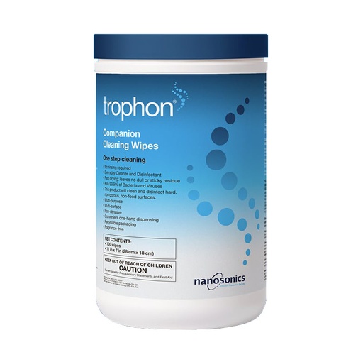 [N00112-US] Nanosonics Trophon Companion Cleaning Wipes - PACK OF 6 CANS (100 WIPES E/A)