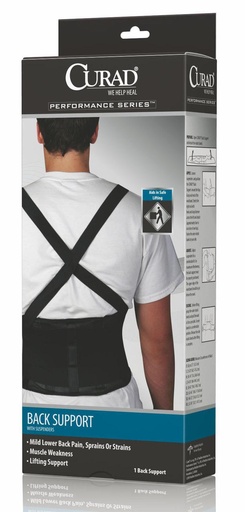 [ORT22200MD] CURAD Back Support with Suspenders