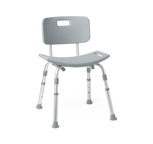 [G2-102KX4] Medline Aluminum Knockdown Bath Bench / Shower Chair