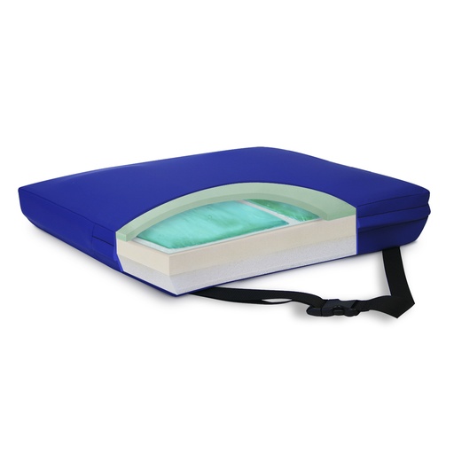 NYOrtho APEX CORE Wheelchair Cushion Cooling Gel-Foam 16" x 16" x 3"