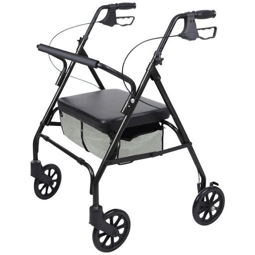 [MOB1040BLK] Vive Bariatric Rollator, Black