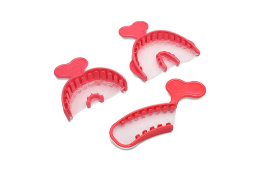 [1006204] Premier Dental T-LOC Adhesive-Free Dual Arch Impression Trays (POSTERIOR) - PACK OF 35 PIECES